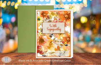 With Sympathy Card (Fall Season) (#190131AV-IM)