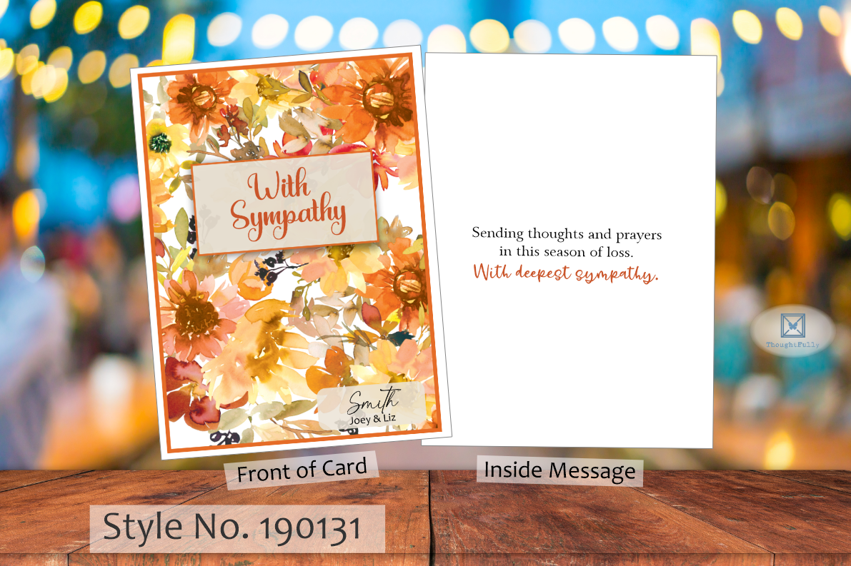 With Sympathy Card (Fall Season) (#190131AV-IM)