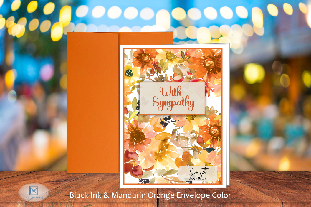 With Sympathy Card (Fall Season) (#190131AV-IM)