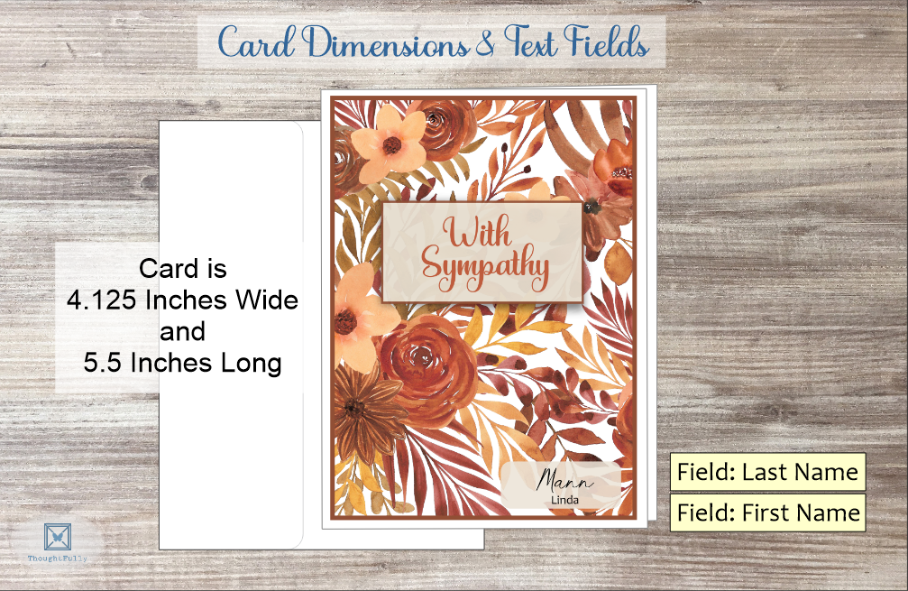 With Sympathy Card (Fall Season) (#190132AV-IM)