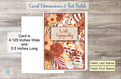 With Sympathy Card (Fall Season) (#190132AV-IM)