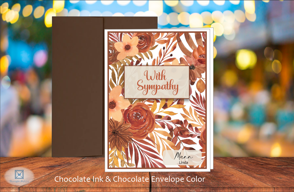 With Sympathy Card (Fall Season) (#190132AV-IM)