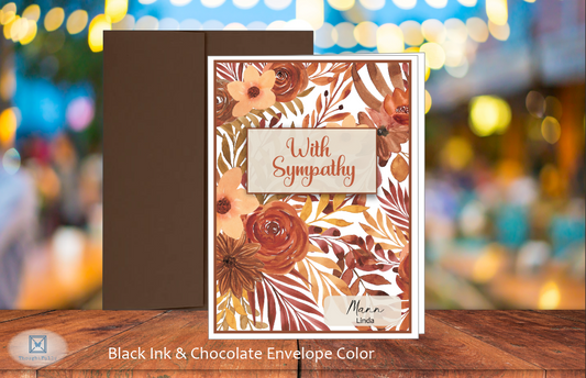 With Sympathy Card (Fall Season) (#190132AV-IM)