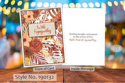 With Sympathy Card (Fall Season) (#190132AV-IM)