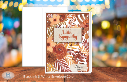 With Sympathy Card (Fall Season) (#190132AV-IM)