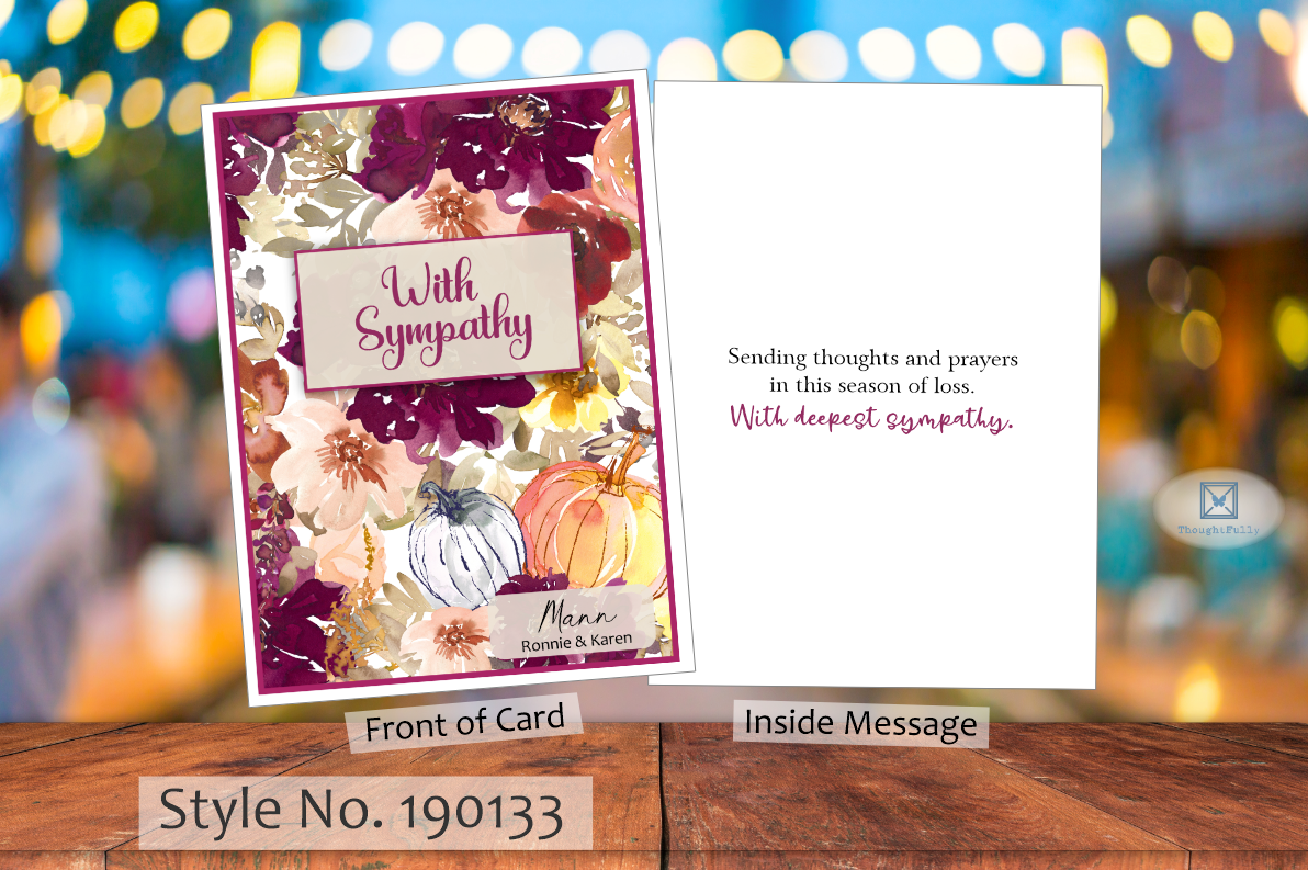 With Sympathy Card (Fall Season) (#190133AV-IM)