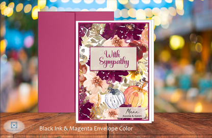 With Sympathy Card (Fall Season) (#190133AV-IM)
