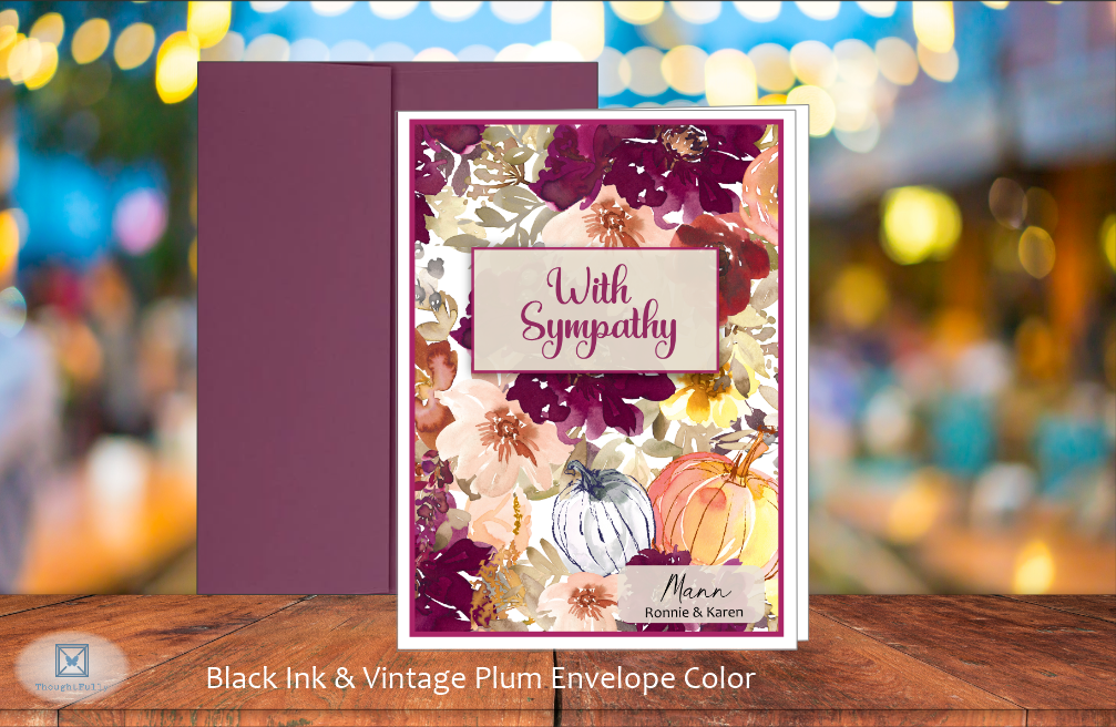 With Sympathy Card (Fall Season) (#190133AV-IM)