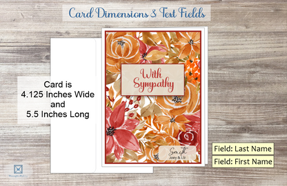 With Sympathy Card (Fall Season) (#190134AV-IM)