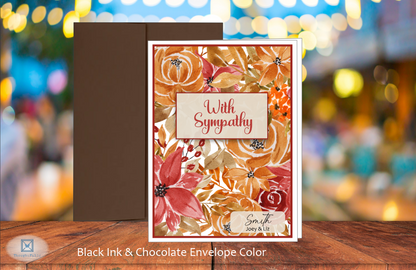 With Sympathy Card (Fall Season) (#190134AV-IM)