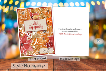 With Sympathy Card (Fall Season) (#190134AV-IM)
