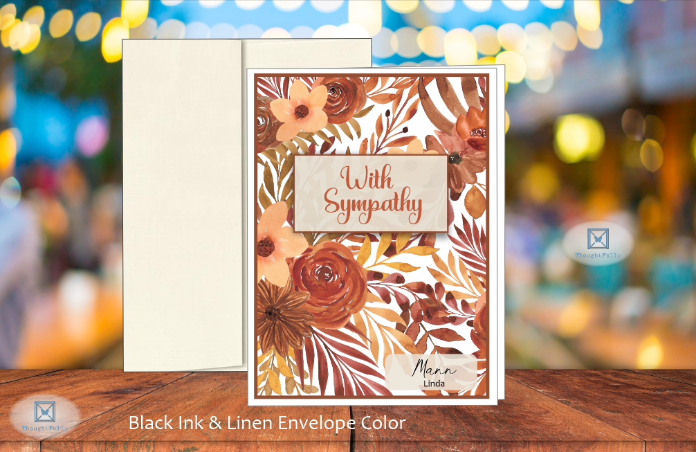 With Sympathy Card (Fall Season) (#190134AV-IM)