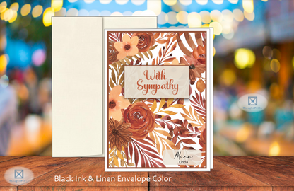 With Sympathy Card (Fall Season) (#190134AV-IM)