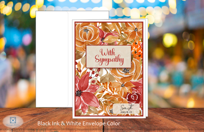 With Sympathy Card (Fall Season) (#190134AV-IM)
