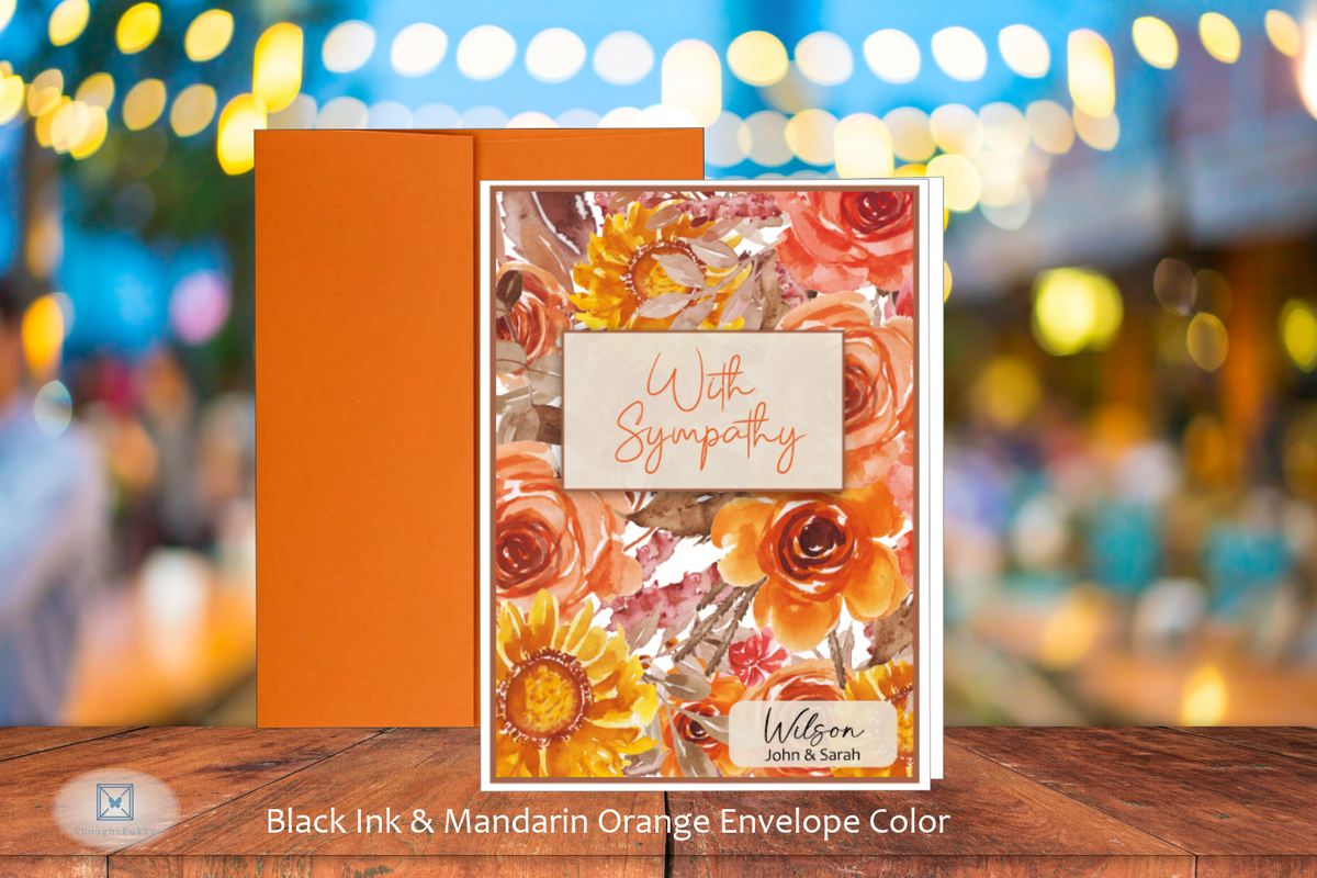 With Sympathy Card (Fall Season) (#190135AV-IM)
