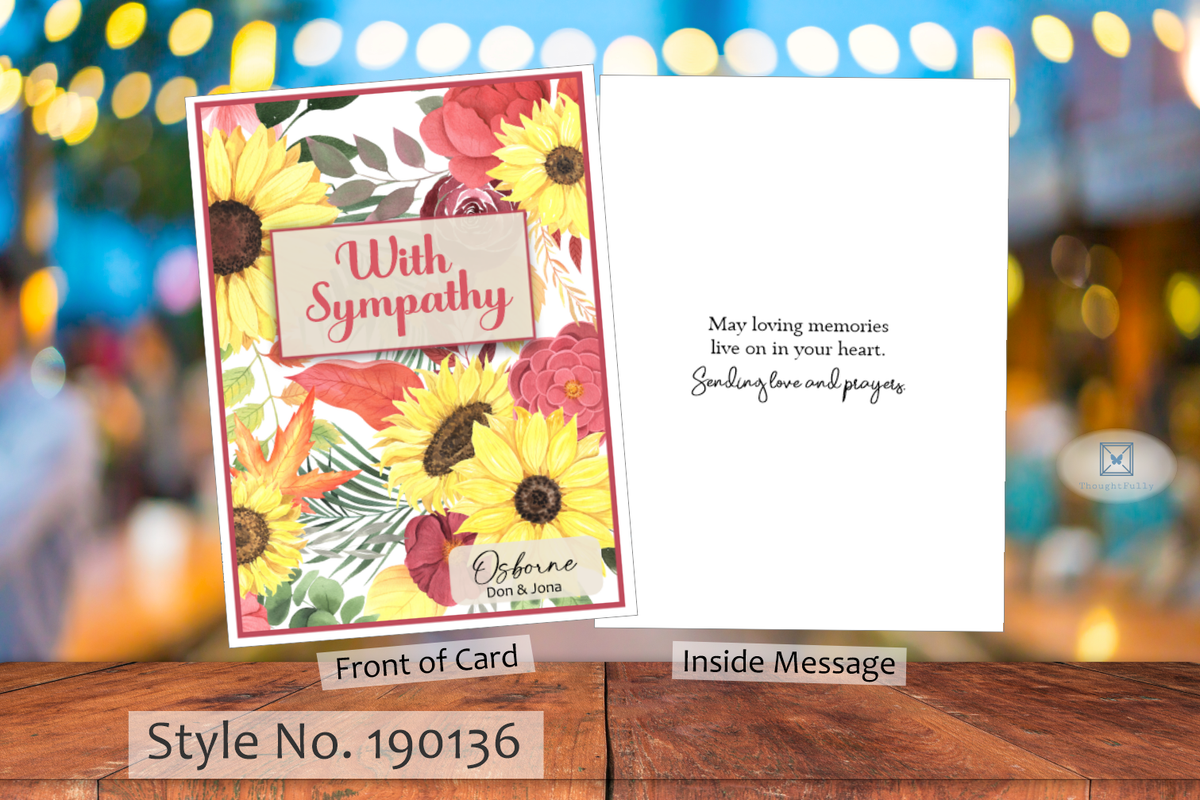 With Sympathy Card (Fall Season) (#190136AV-IM)