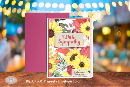 With Sympathy Card (Fall Season) (#190136AV-IM)