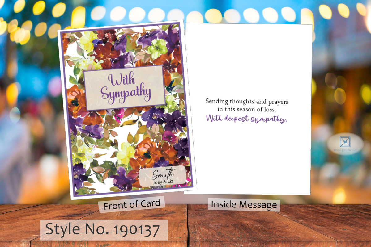 With Sympathy Card (Fall Season) (#190137AV-IM)