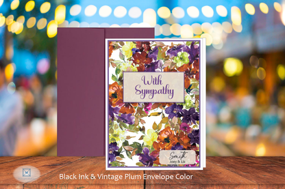 With Sympathy Card (Fall Season) (#190137AV-IM)