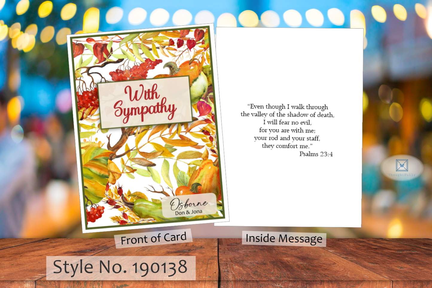 With Sympathy Card (Fall Season) (#190138AV-IM)