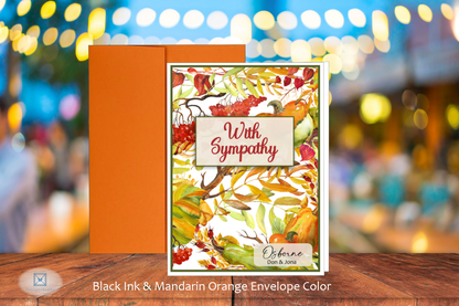 With Sympathy Card (Fall Season) (#190138AV-IM)