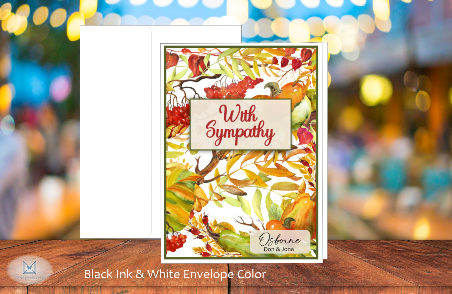 With Sympathy Card (Fall Season) (#190138AV-IM)