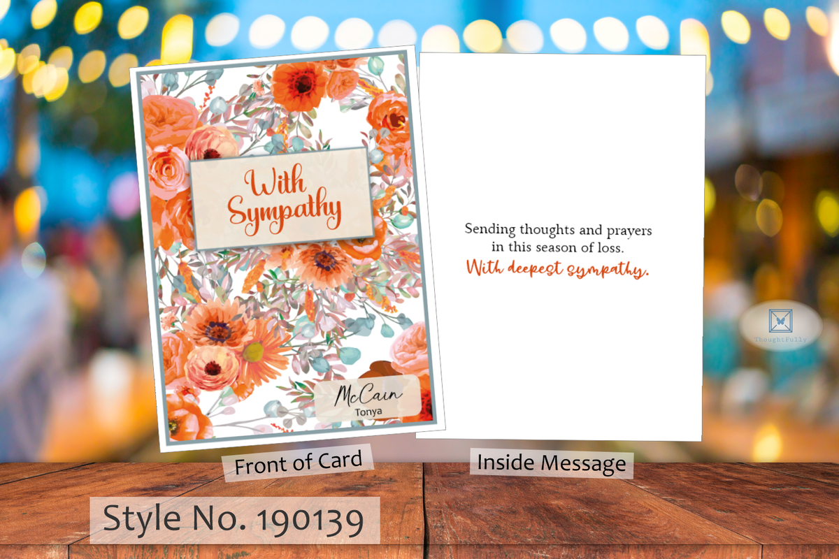 With Sympathy Card (Fall Season) (#190139AV-IM)