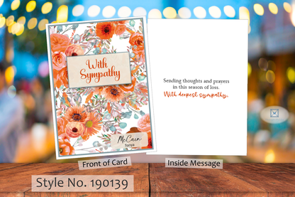 With Sympathy Card (Fall Season) (#190139AV-IM)