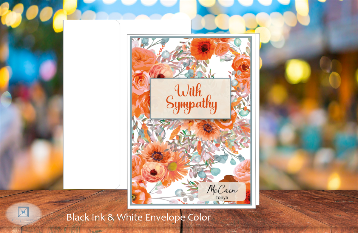 With Sympathy Card (Fall Season) (#190139AV-IM)