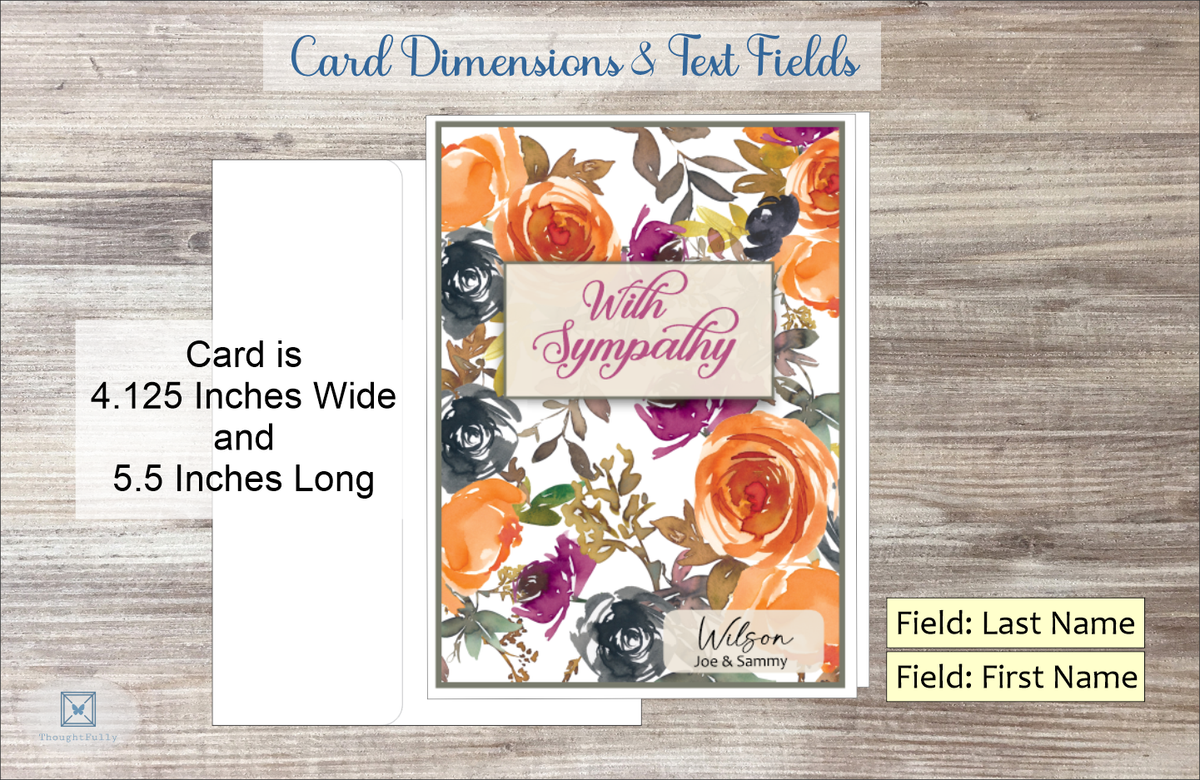 With Sympathy Card (Fall Season) (#190141AV-IM)