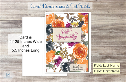 With Sympathy Card (Fall Season) (#190141AV-IM)