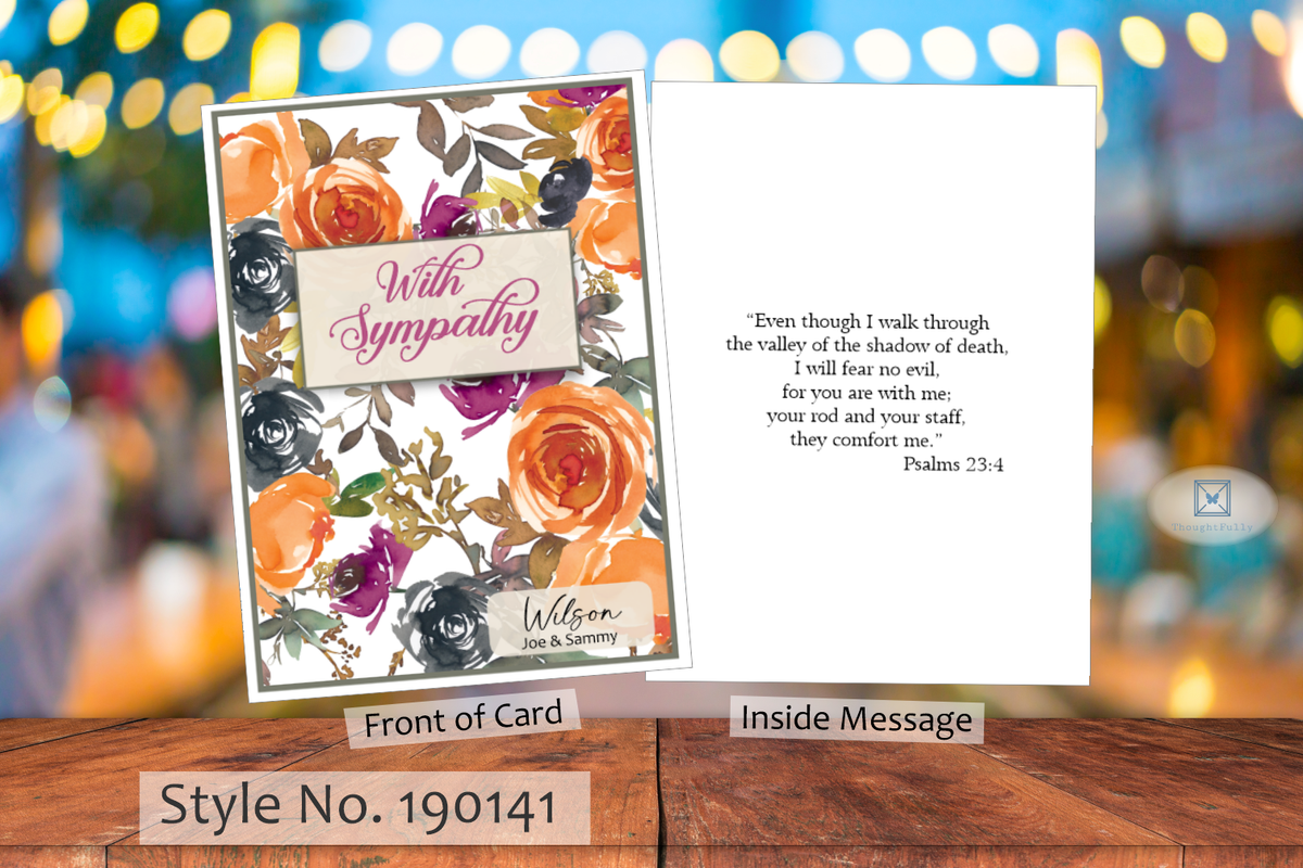 With Sympathy Card (Fall Season) (#190141AV-IM)