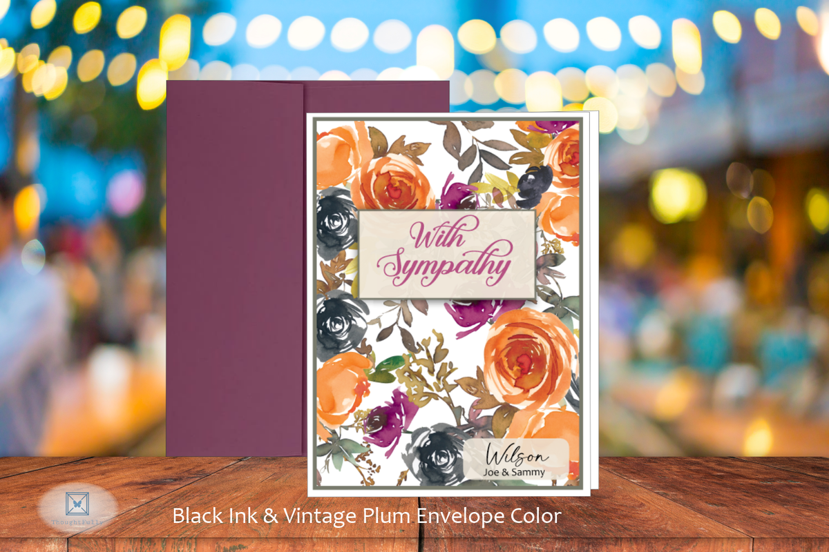 With Sympathy Card (Fall Season) (#190141AV-IM)