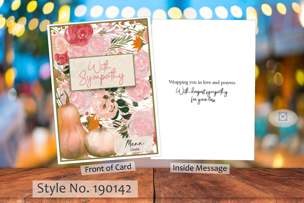With Sympathy Card (Fall Season) (#190142AV-IM)