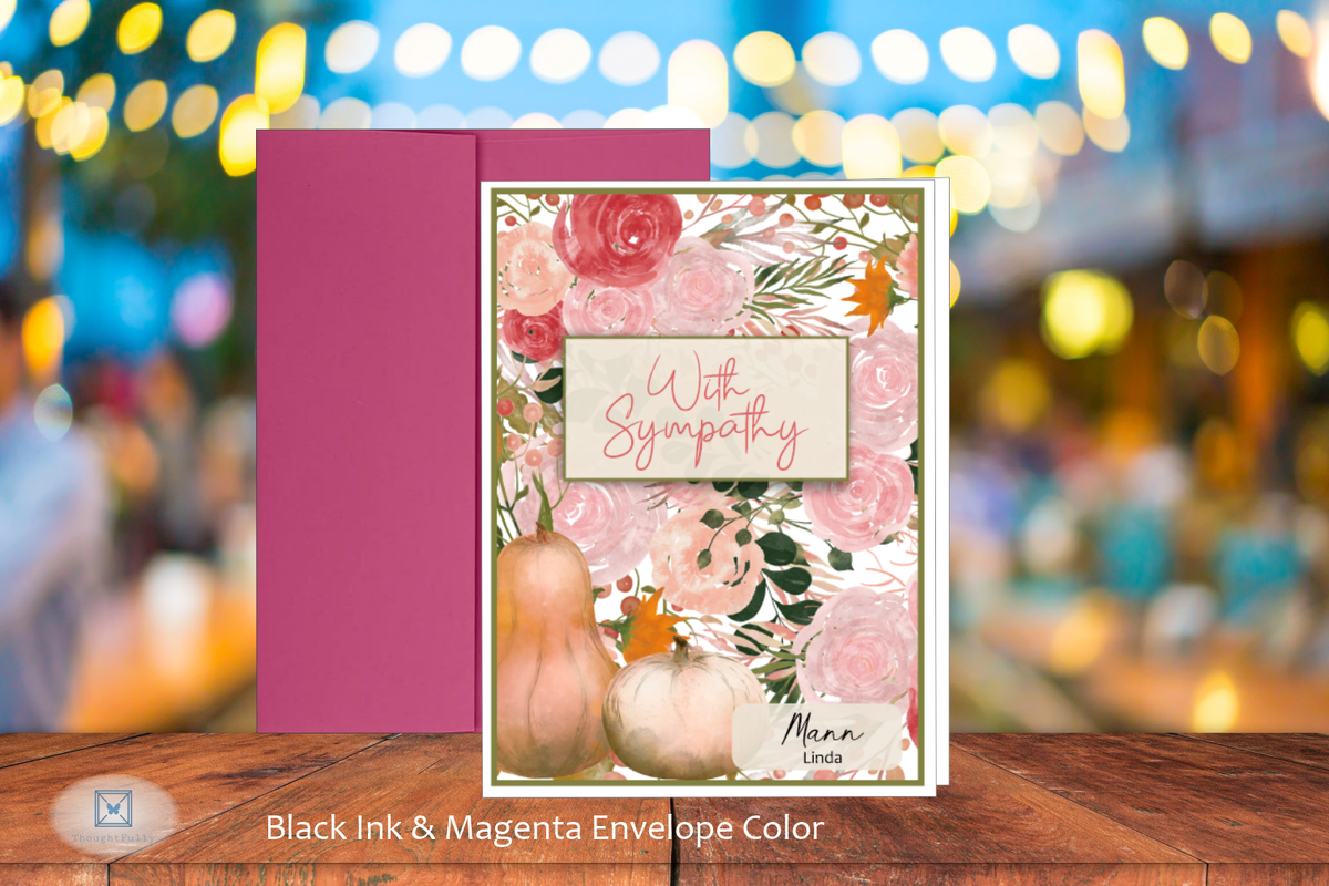 With Sympathy Card (Fall Season) (#190142AV-IM)