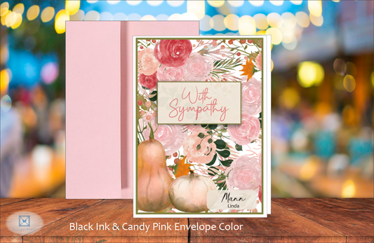 With Sympathy Card (Fall Season) (#190142AV-IM)