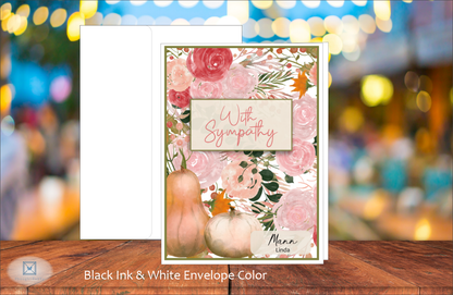 With Sympathy Card (Fall Season) (#190142AV-IM)