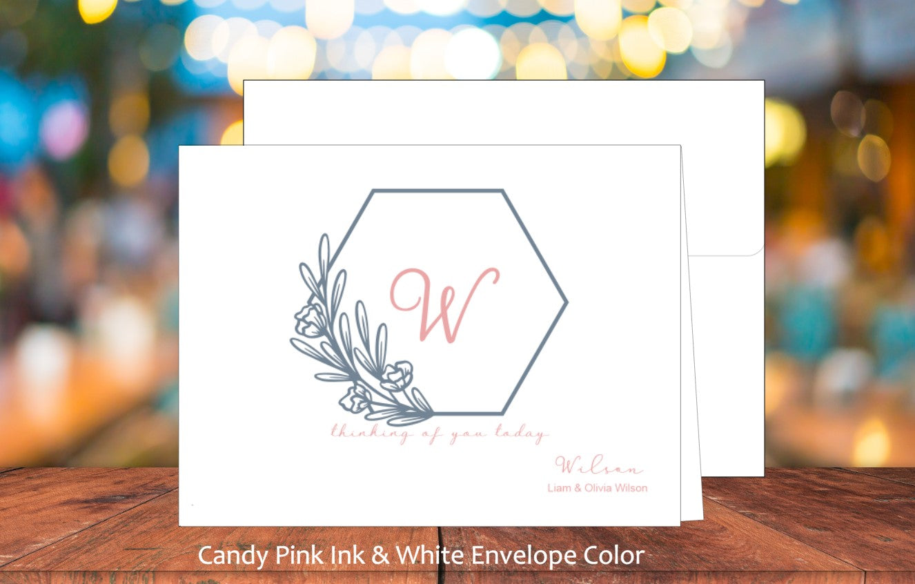Initial of Last Name Card (#210106AS)