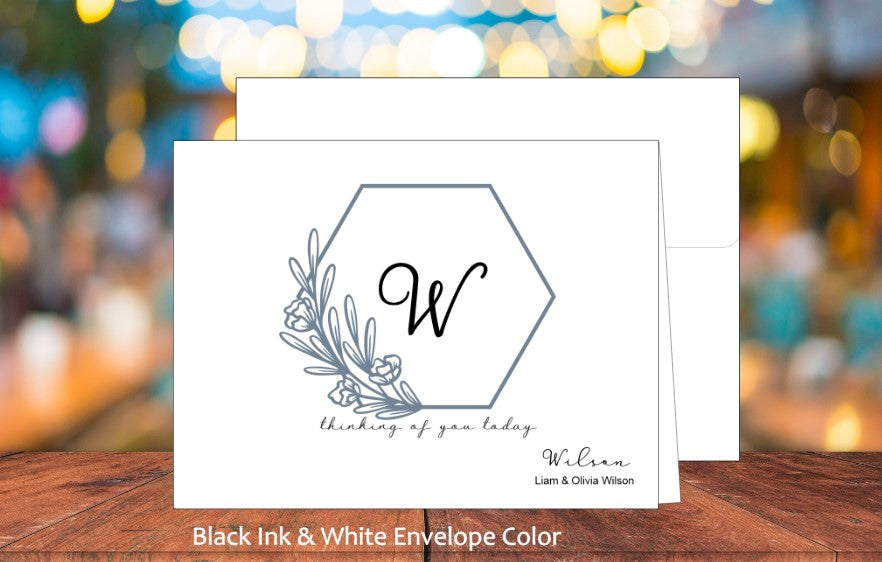 Initial of Last Name Card (#210106AS)