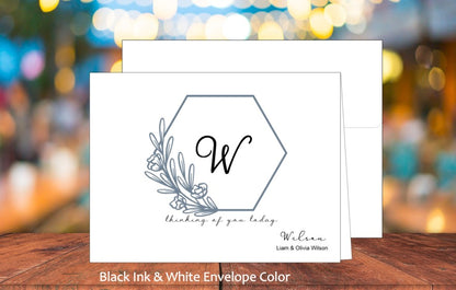 Initial of Last Name Card (#210106AS)