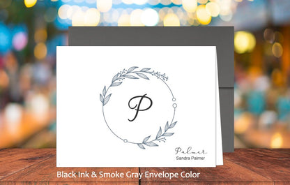 Initial of Last Name Card (#210111AS)