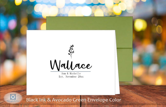 Name In Middle of Card (#210117AS)