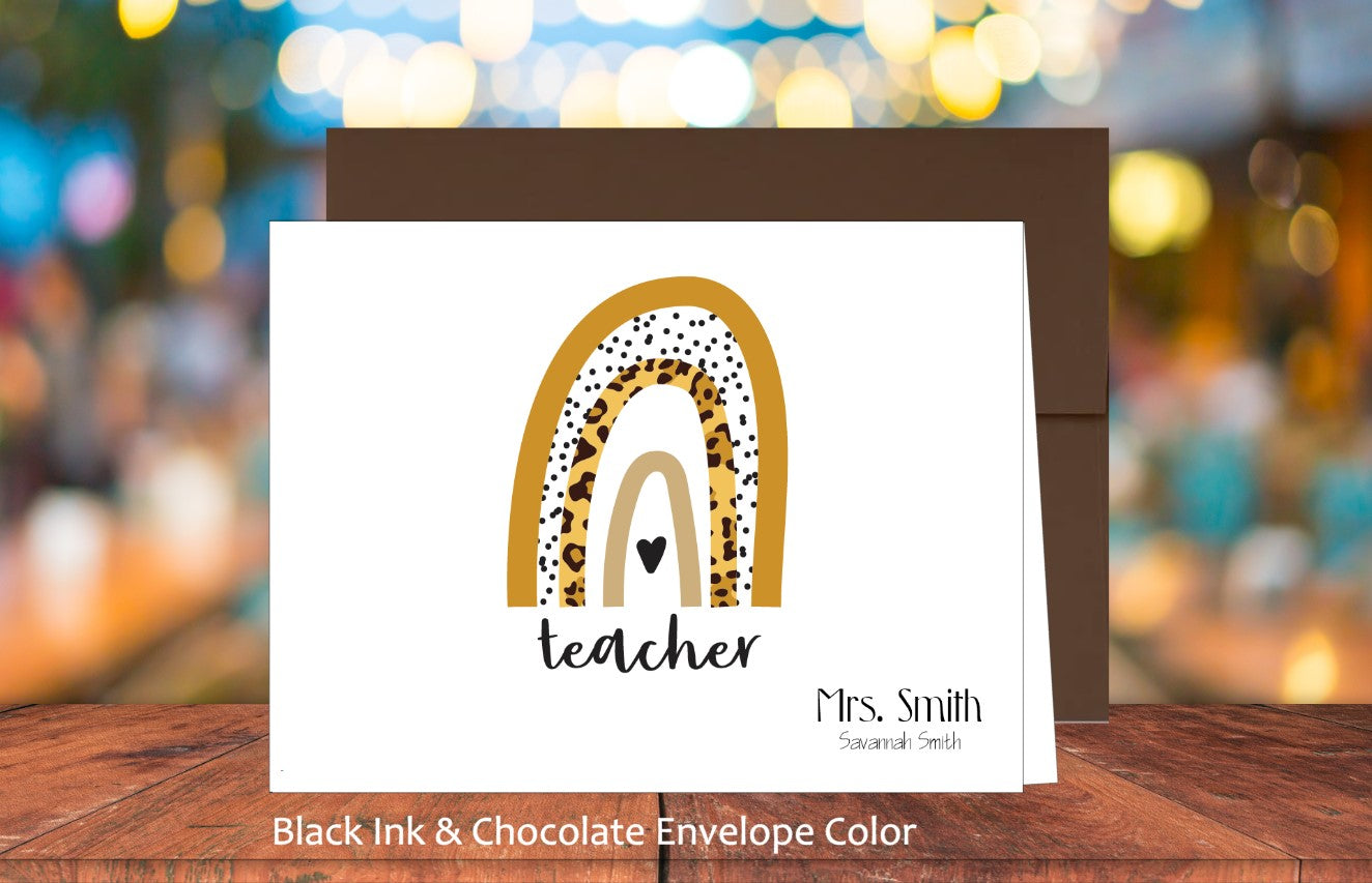 Teacher Rainbow Card (#220101AS)