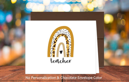 Teacher Rainbow Card (#220101AS)