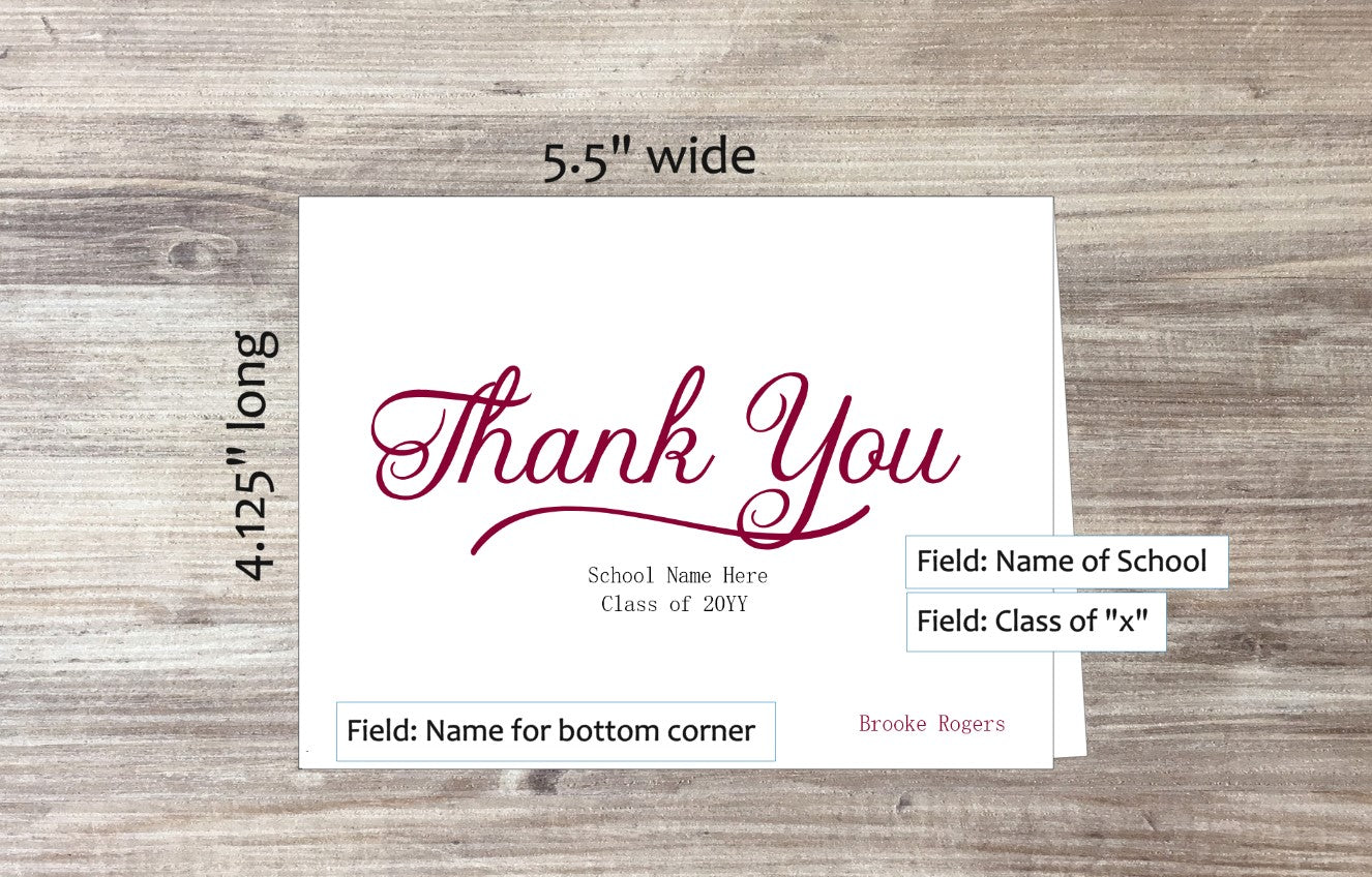 Thank You Graduation Card (#220107AS)