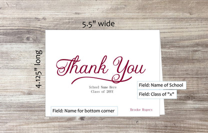 Thank You Graduation Card (#220107AS)