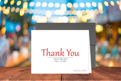 Thank You Graduation Card (#220108AS)