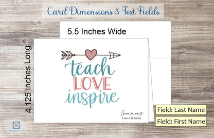 Teach Love Inspire Card (#220120AS)