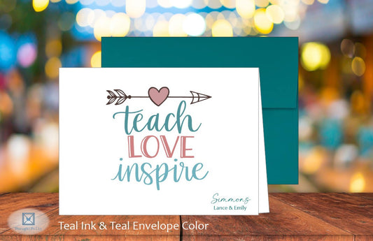 Teach Love Inspire Card (#220120AS)