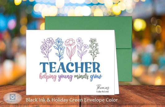 Teacher Helping Young Minds Card (#220121AS)